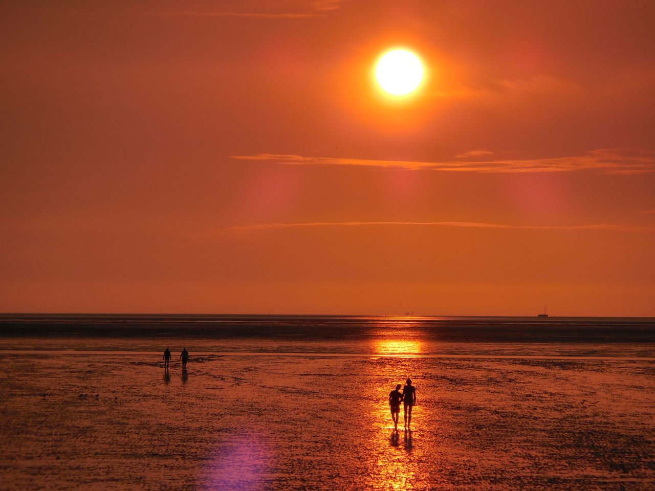 4.Sonnenuntergang in Friedrichskoog